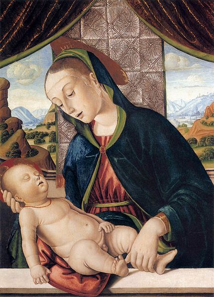 Giovanni Santi Virgin and Child